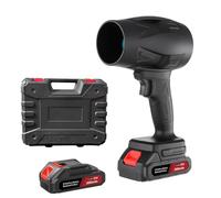 Petit souffleur à feuilles sans fil 130 000 tr/min - Souffleur électrique portable - Mini souffleur à poussière avec 2 batteries - Pour clavier d'ordinateur, extérieur, voiture, maison