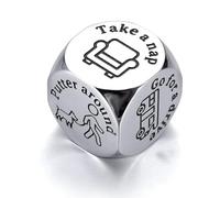 SHDOFN 2 Dés De Décision À Six Faces, Texte Sculpté Clair, Cadeaux Créatifs pour La Retraite, Adaptés Aux Jeux De Bureau Amusants, Aide À La Prise De Décision en Équipe.