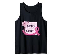 She Carries Burden We Carry The Banner Ruban de Support Rose Débardeur