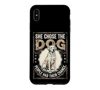 She Chose The Dog People Had Their Chance Coque pour iPhone XS Max