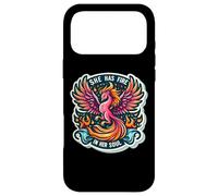 She Has Fire in Her Soul Phoenix Féminin Fire Bird pour Femme Coque pour iPhone 17 Pro Max