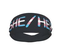 She Her Trans Pride Améliorez vos performances avec des bandeaux tendance - Idéal pour toute activité !