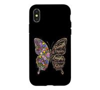 She is Clothed with Strength & Dignity Christian Women Coque pour iPhone X/XS