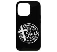 She is Strong Loved Chosen Assez Special Coque pour iPhone 13 Pro