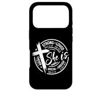 She is Strong Loved Chosen Assez Special Coque pour iPhone 17 Pro