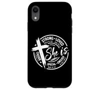 She is Strong Loved Chosen Assez Special Coque pour iPhone XR