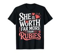 She is Worth Far More Than Rubies Chrétiennes - T-Shirt