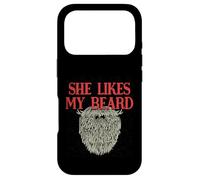 She Likes My Beard Humour Masculin Humoristique pour Papa Coque pour iPhone 17 Pro