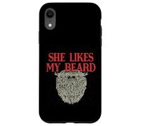 She Likes My Beard Humour Masculin Humoristique pour Papa Coque pour iPhone XR