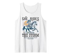 She Rides Through The Storm Psaum 46:5 Verse Débardeur
