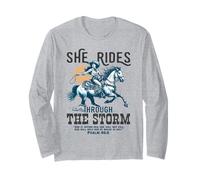 She Rides Through The Storm Psaum 46:5 Verse Manche Longue