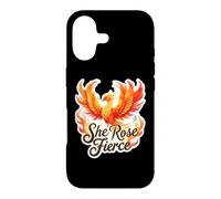 She Rose Fierce Phoenix Rising Ashes Hardship Ladies Coque pour iPhone 17