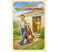 She Said "It’s Me or the Guitars": Funny Musician Notebook for Guitar Players, Rock Fans, and Band Practice - Humor Gift for Musicians