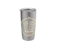SHE SAID YES SQUAD Bague de Demande Campagne Gobelet isotherme en acier inoxydable double paroi