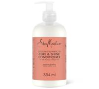 SHEA MOISTURE - Après-shampoing Femme Boucle et Brillance - Pour les cheveux épais et bouclés - A la noix de Coco et Hibiscus - Hydrate et définit les boucles - 384ml