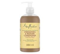 Shea Moisture Jamaican Black Castor Oil Strengthen & Restore après-shampoing fortifiant et rénovateur pour cheveux et cuir chevelu fatigués 384 ml