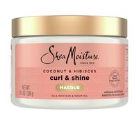 Shea Moisture – Masque capillaire Curl & Shine – Noix de coco et hibiscus – Unisexe 12 oz