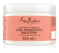 Shea Moisture Coconut & Hibiscus crème sans rinçage pour cheveux bouclés 340 g