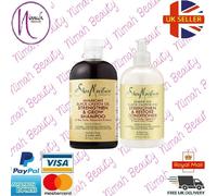 Shea Moisture Jamaïcain Noir Ricin Huile Force Shampoing & Revitalisant 369ml À