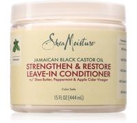 Shea Moisture Huile de ricin noire jamaïcaine Renforcer la croissance et la restauration Après-shampoing, 454 g