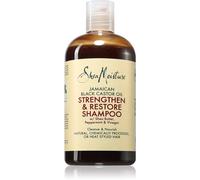 Shea Moisture Jamaican Black Castor Oil Strengthen & Restore shampoing purifiant pour cheveux abîmés et colorés 384 ml