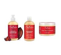 SHEA MOISTURE PACK DE 3 PRODUITS RED PALM OIL & COCOA BUTTER - ROUTINE CAPILLAIRE ANTI SHRINKAGE