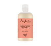 Shea Moisture Shampooing Femme Boucles et Brillance pour cheveux bouclés sans paraben à la noix de coco et à l'hibiscus 384ml