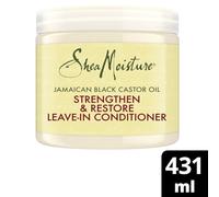SHEA MOISTURE - Soin Démêlant Restructurant à l’Huile de Ricin Noir de Jamaïque, Hydratation Intense (Pot 431mL) - lot de 2 - Vendu par Lot