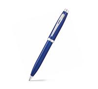 Sheaffer 100 - Refillable rollerball pen, glossy black lacquer, plated chrome tr