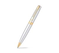 Sheaffer 300 Chrome Ballpoint Pen with Gold Tone Trim
