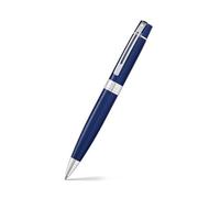Sheaffer 300 Glossy Blue Lacquer Ballpoint Pen with Chrome-Plated Trim