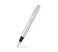 Sheaffer 300 - refillable rollerball pen, polished chrome, gold-tone trim E19342