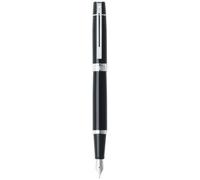 Sheaffer - 300 - Stylo Plume - Noir Brillant - Accents Chromés Import Royaume Uni
