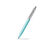 Sheaffer A 321 Sentinel Stylo à bille Aqua avec capuchon en chrome brossé et bordure chromée