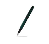 Sheaffer E0934653 Stylo plume 300 pointe moyenne laque et détails Vert/noir