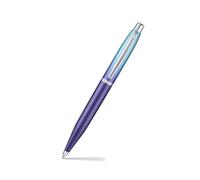Sheaffer Expressions VFM 9430 Stylo à bille Dégradé bleu et violet nacré avec bordures chromées
