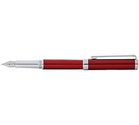 Sheaffer Intensity Engraved Red Lacquer w/Chrome Appointments and Medium Nib Fountain Pen