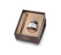 Sheaffer Lot de 100 stylos-plume, édition café marron mat avec garnitures PVD marron royal et encre parfumée au café