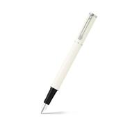 Sheaffer Pop Glossy White Fountain Pen with Chrome Trim and Medium Nib