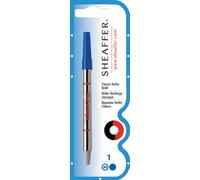 Sheaffer - Recharge stylo roller - Pointe moyenne - Bleu - Lot de 4