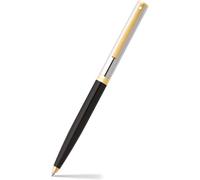 Sheaffer Sagaris Stylo Bille Encre Noire Chrome Cap Manche Noir
