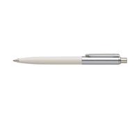 Sheaffer Sentinel White Ballpoint Pen with Chrome Trim
