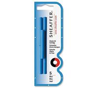 Sheaffer Skrip Lot de 5 cartouches d'encre pour stylo-plume Bleu