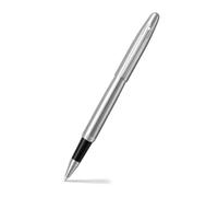 Sheaffer VFM 9426 Stylo roller en chrome brossé avec bordure chromée | Stylo Premium Argent