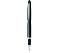 Sheaffer - Vfm - Stylo Plume - Noir Mat - Accents Plaqués Nickel Import Royaume Uni