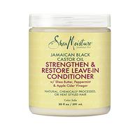 SheaMoisture Après-shampoing sans rinçage pour cheveux à l'huile de ricin noire de Jamaïque pour adoucir et démêler les cheveux 590 ml