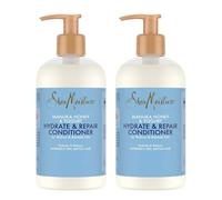 SheaMoisture Après-shampooing Hydrate & Repair pour les cheveux extrêmement secs et fragiles Miel de Manuka et Yaourt 2 x 384 ml