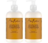 Sheamoisture Après-Shampooing Réparateur Pour Cheveux Abîmés Beurre De Karité Brut 2 X 384 Ml[Z1632]