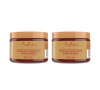 SheaMoisture Masque Capillaire Intensive Hydration pour cheveux secs et abîmés Miel de Manuka et Huile de Mafura 2 x 355 ml