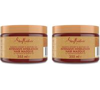 Sheamoisture Masque Capillaire Intensive Hydration Pour Cheveux Secs Et Abîmés Miel De Manuka Et Huile De Mafura 2 X 355 Ml[Z1166]